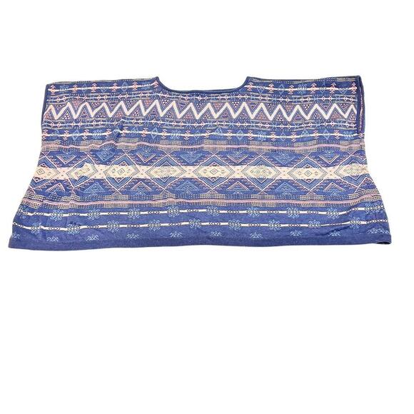 Peruvian Connection Guatemalan Huipil Folkloric Short Sleeve Top Size L MINT - Picture 4 of 7